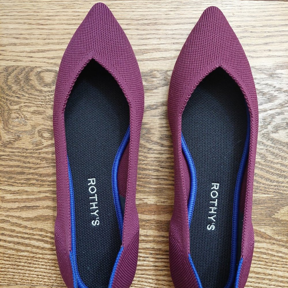 **SOLD** Rothy's Orchid Points, EUC Size 10.5  Retired Color. **FREE SHIPPING**